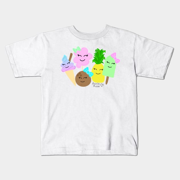 Fruit scene Kids T-Shirt by AnnieRose